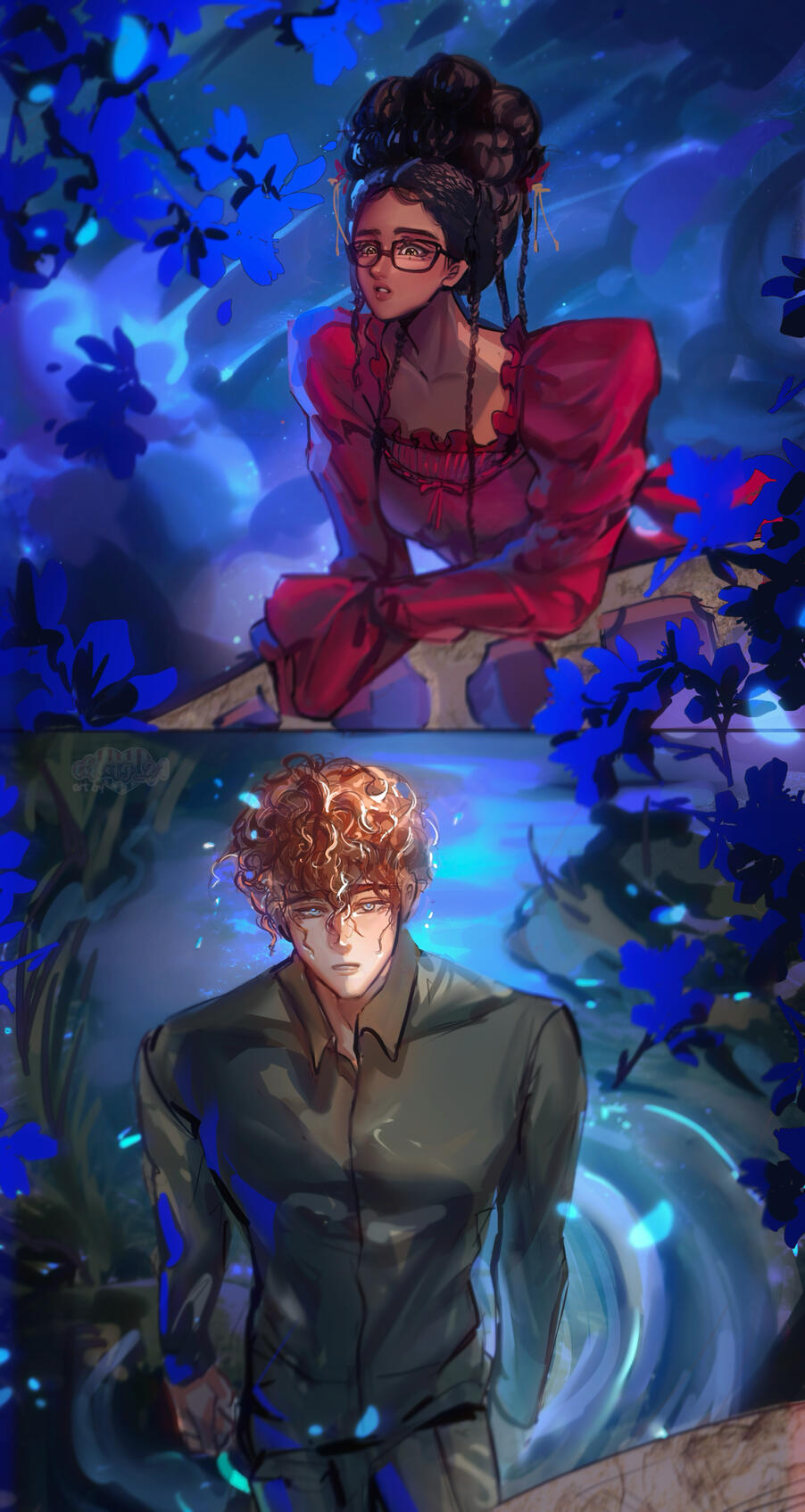 Bridge Scene (artist: cheng_z1)